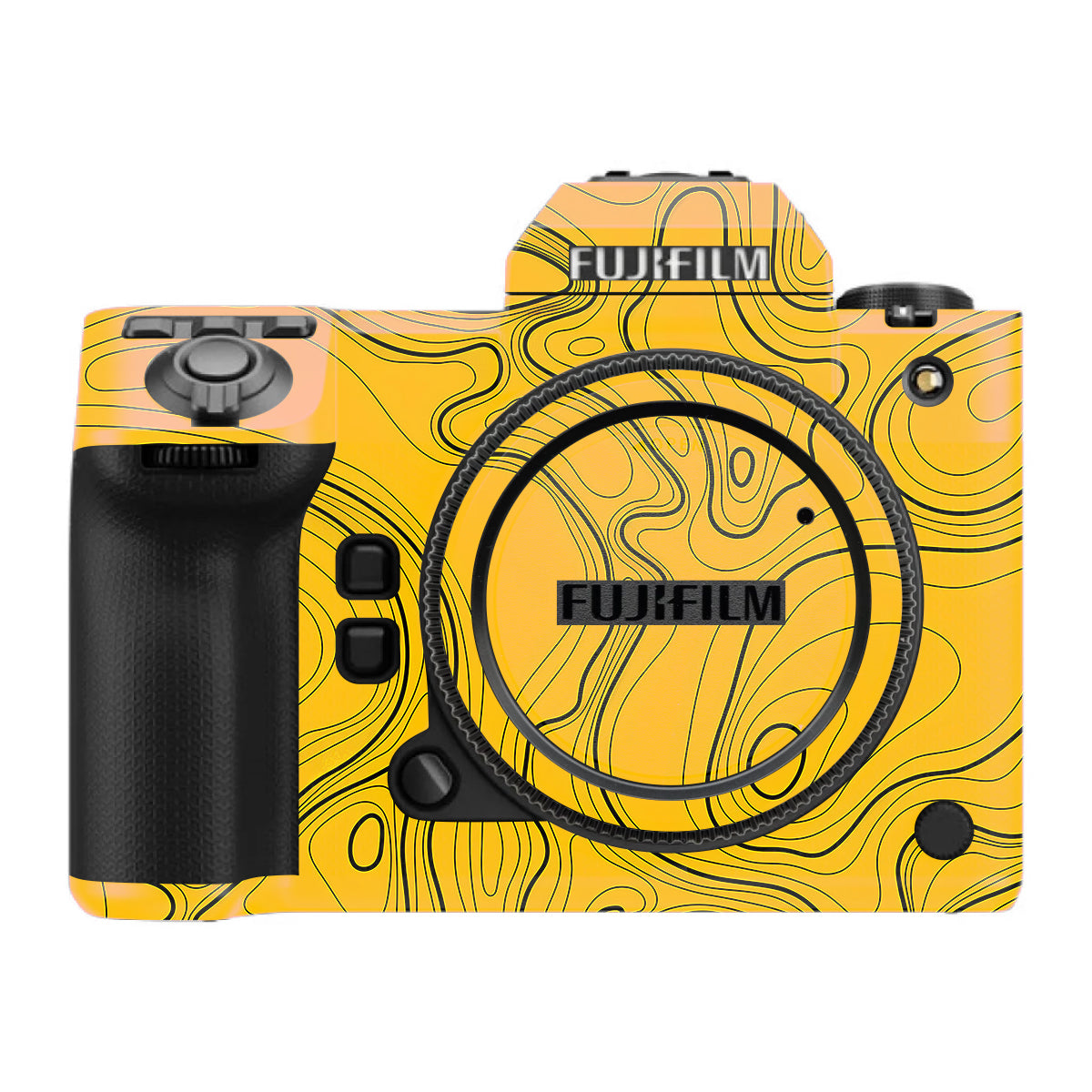 Topographic Map Pattern FujiFilm GFX 100S II Camera Skin