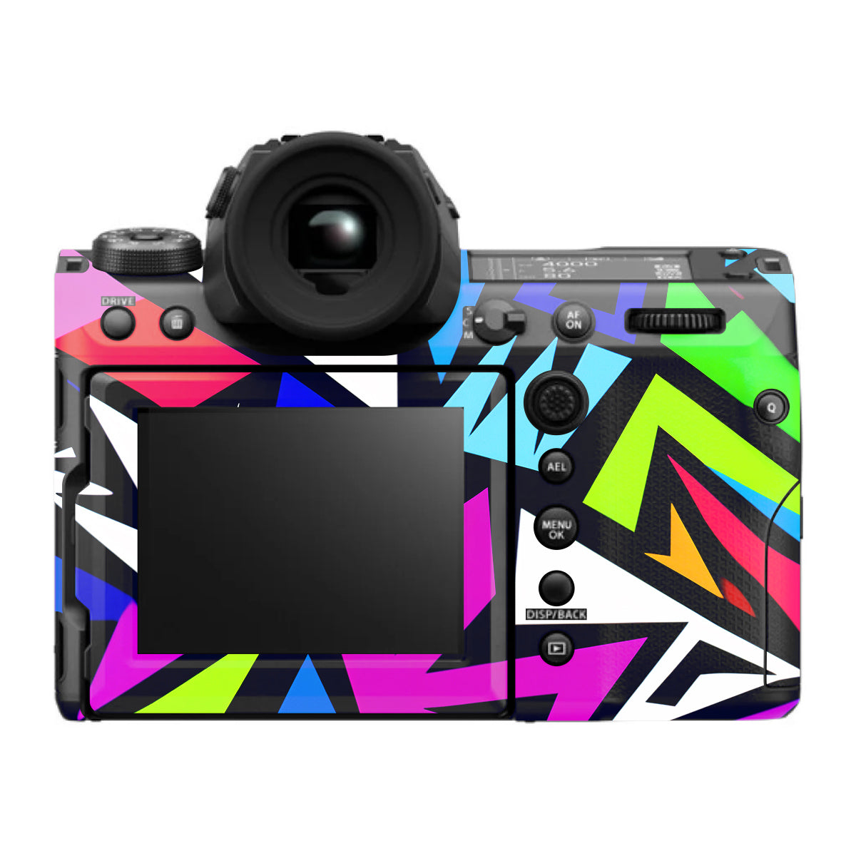 Bold Geometric Pop FujiFilm GFX 100S II Camera Skin