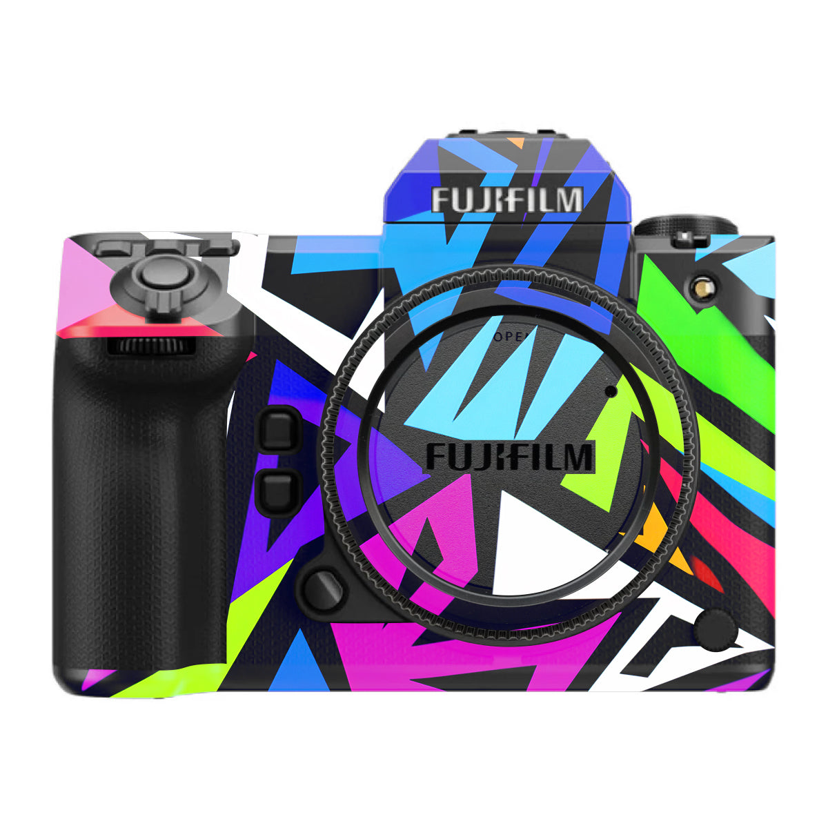 Bold Geometric Pop FujiFilm GFX 100S II Camera Skin