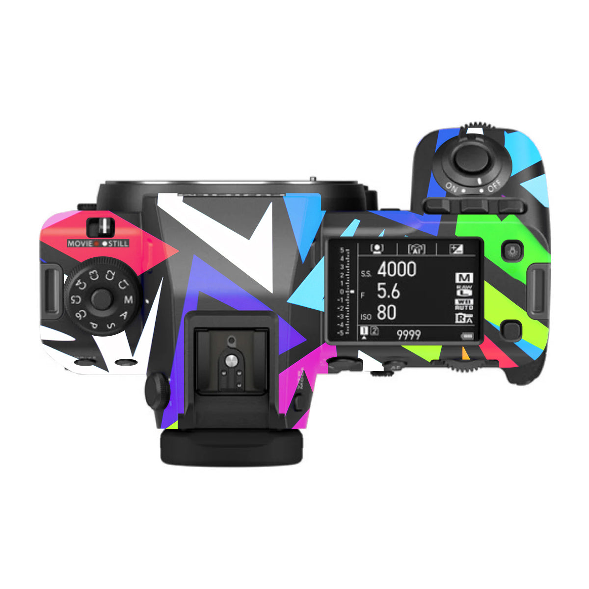 Bold Geometric Pop FujiFilm GFX 100S II Camera Skin