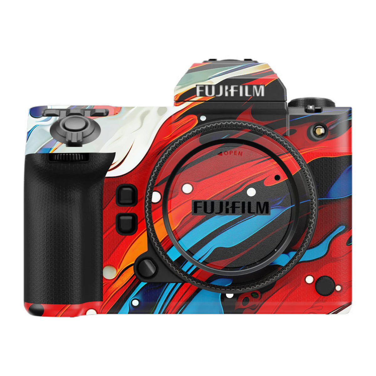 Fire & Ice Flow FujiFilm GFX 100S II Camera Skin