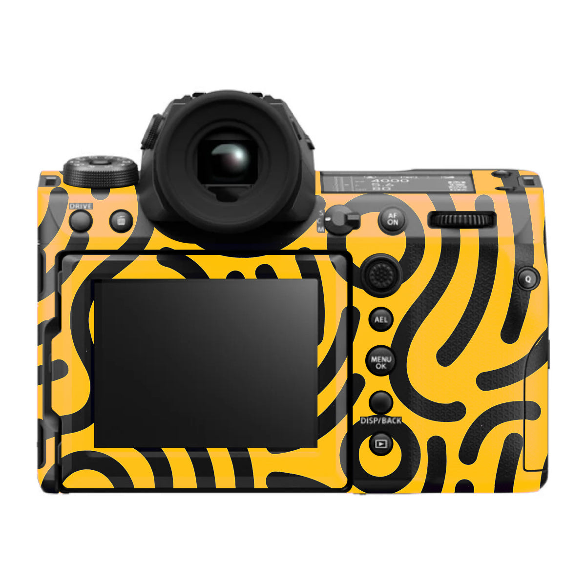 Minimal Yellow Wave FujiFilm GFX 100S II Camera Skin