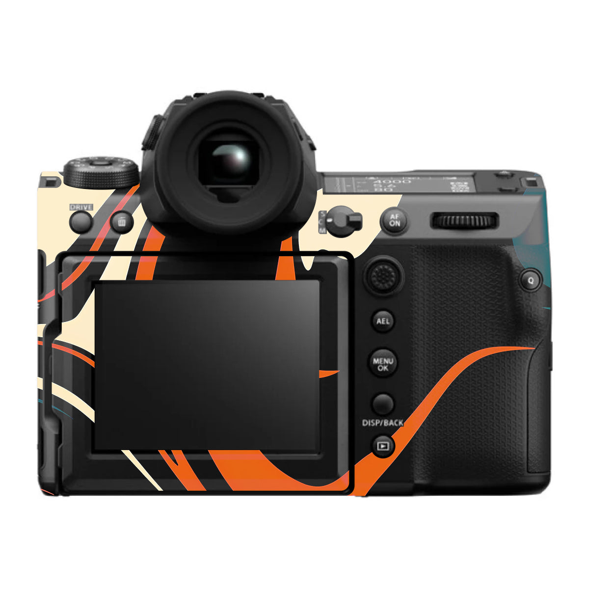 Mid-Century Abstract Swirl FujiFilm GFX 100S II Camera Skin