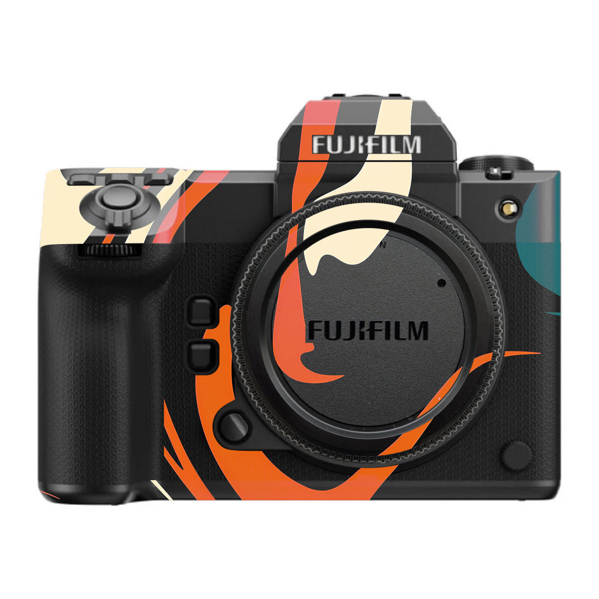 Mid-Century Abstract Swirl FujiFilm GFX 100S II Camera Skin