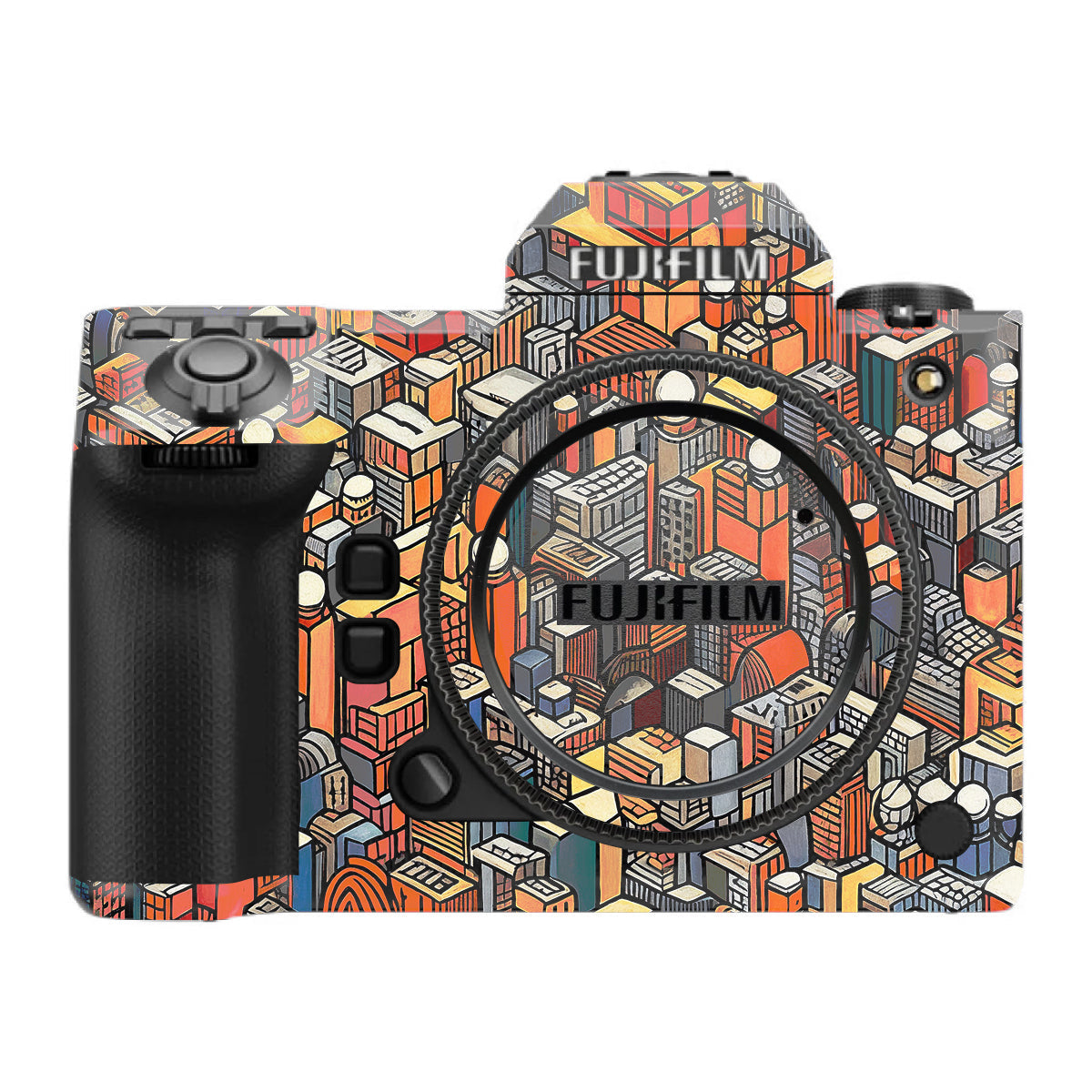 Isometric Cityscape FujiFilm GFX 100S II Camera Skin