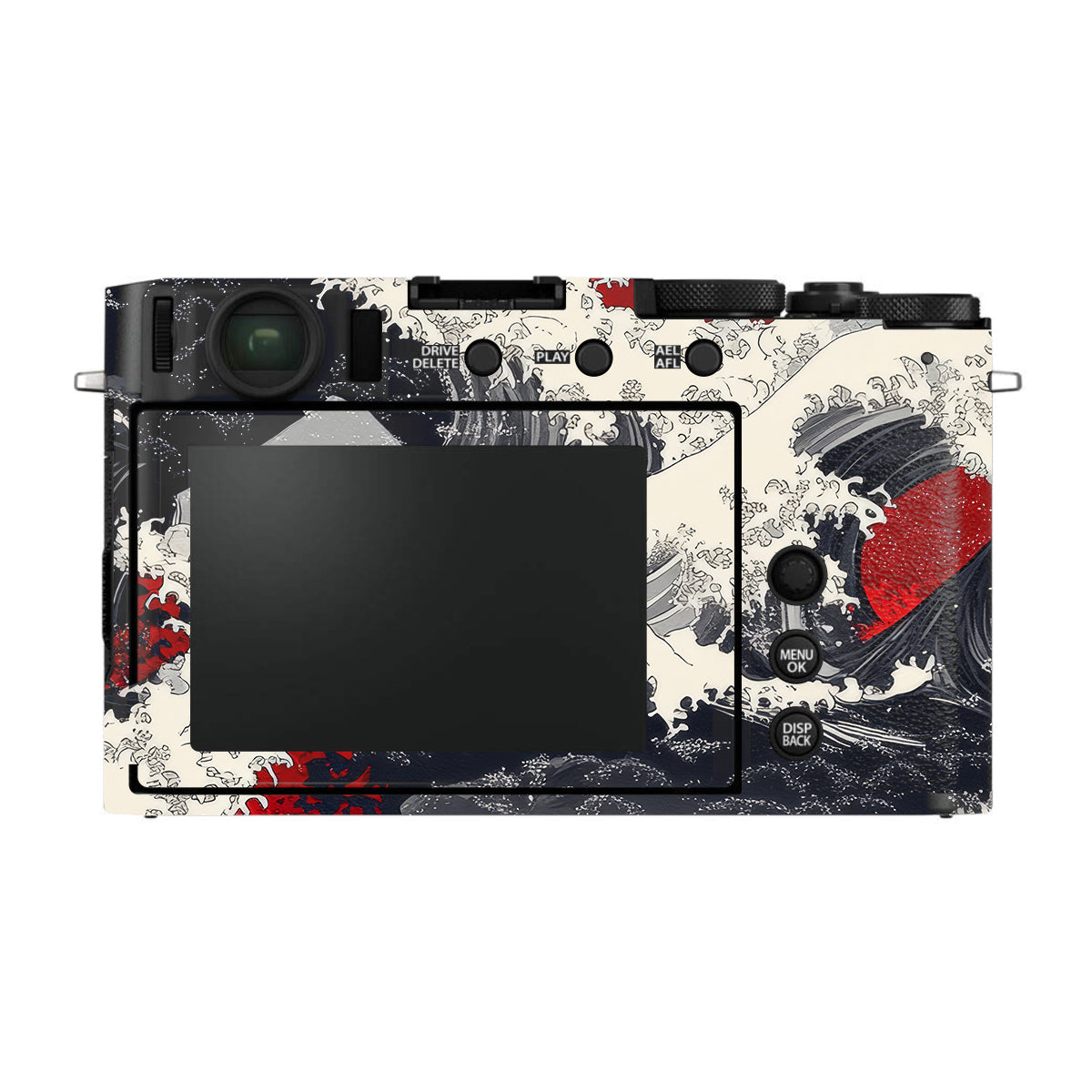 Abstract Waves FujiFilm X-E4 Camera Skin