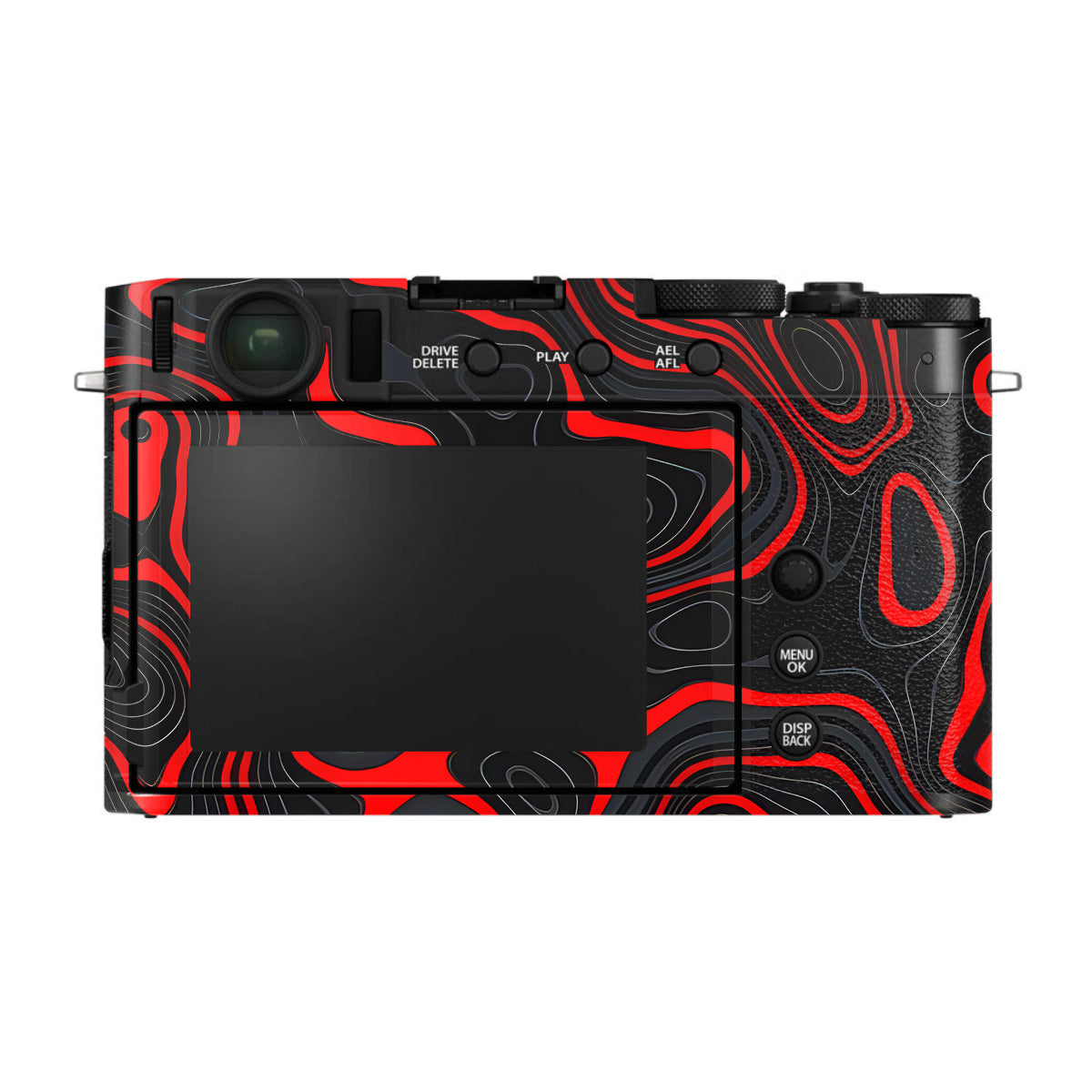 Crimson Waves FujiFilm X-E4 Camera Skin