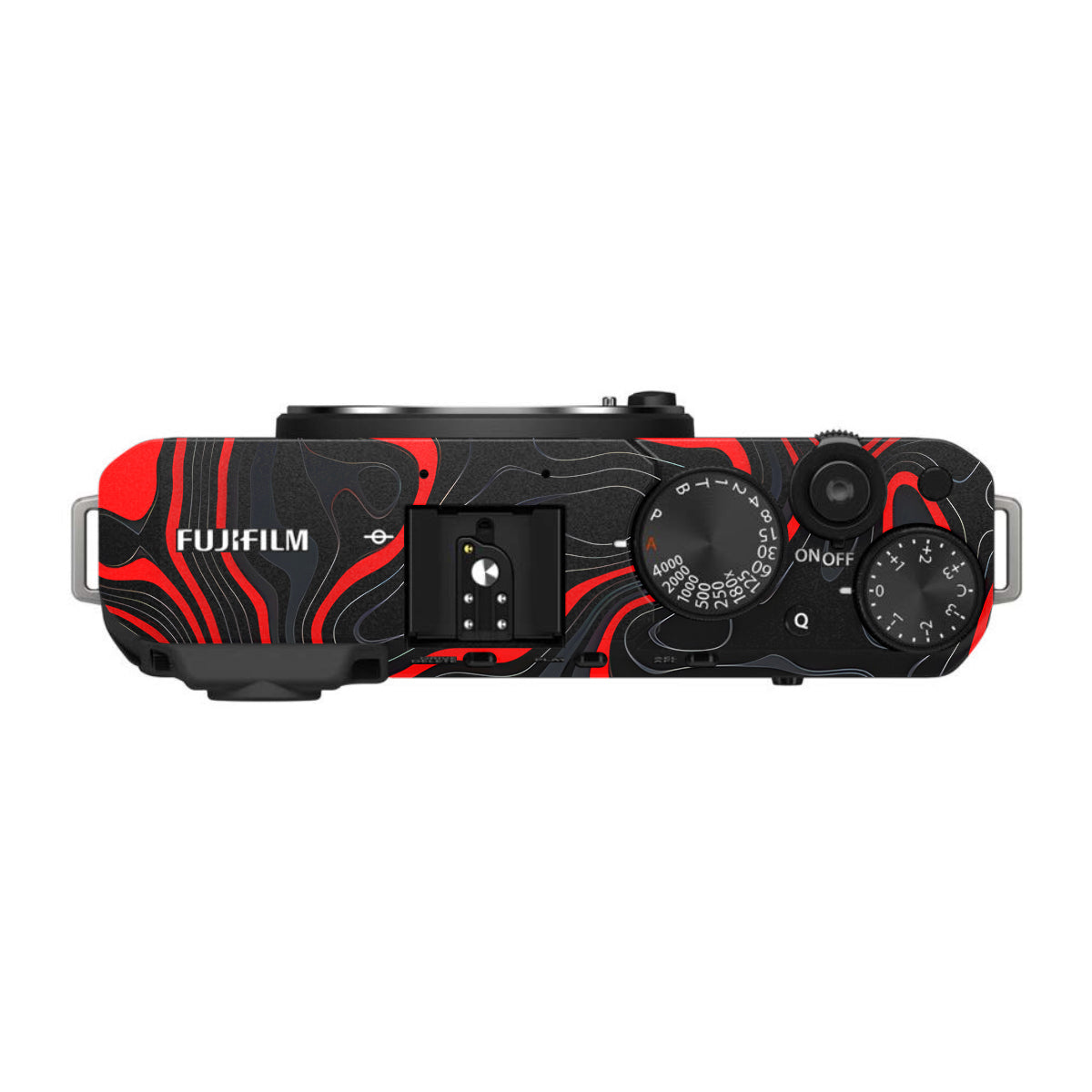 Crimson Waves FujiFilm X-E4 Camera Skin