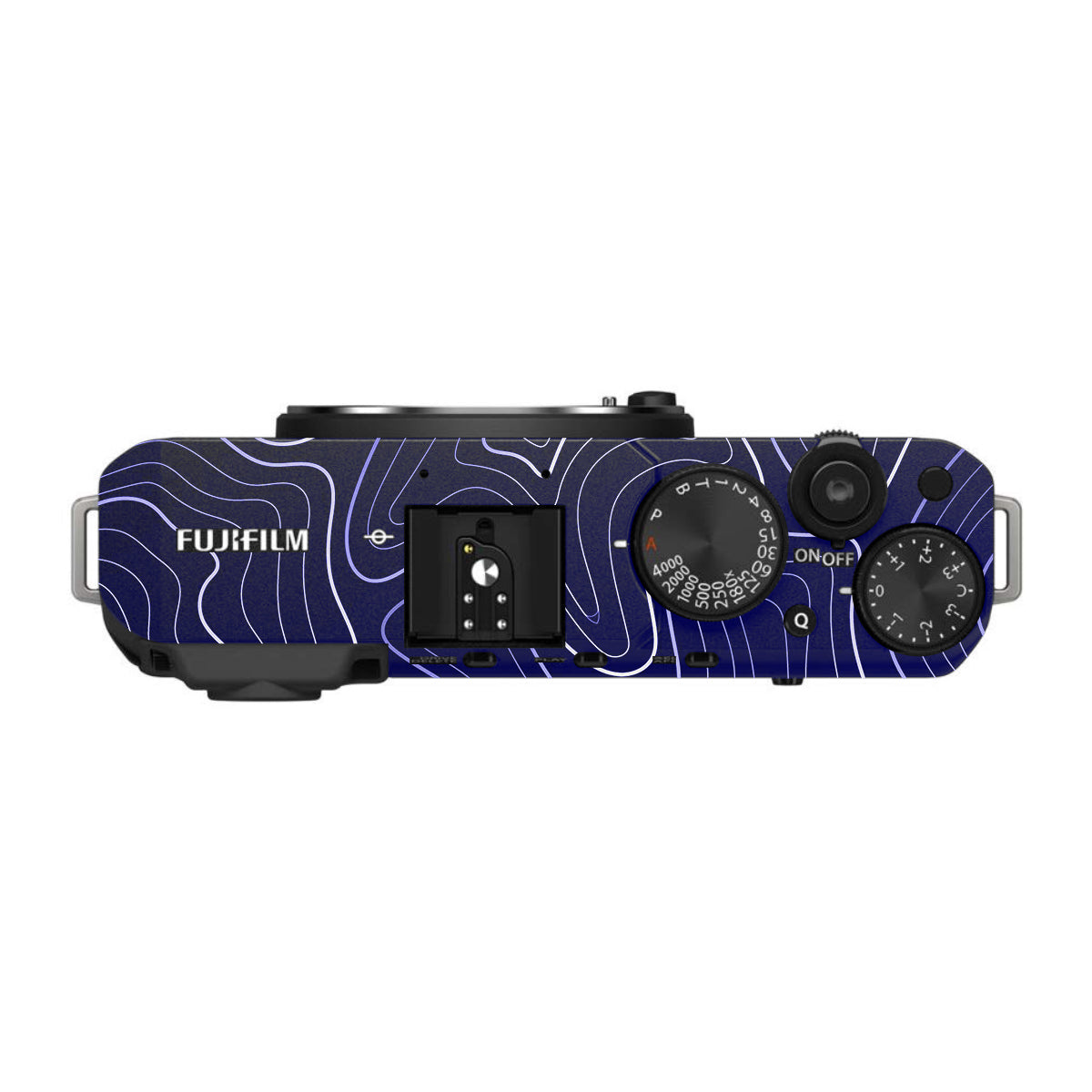 Deep Blue Contour FujiFilm X-E4 Camera Skin