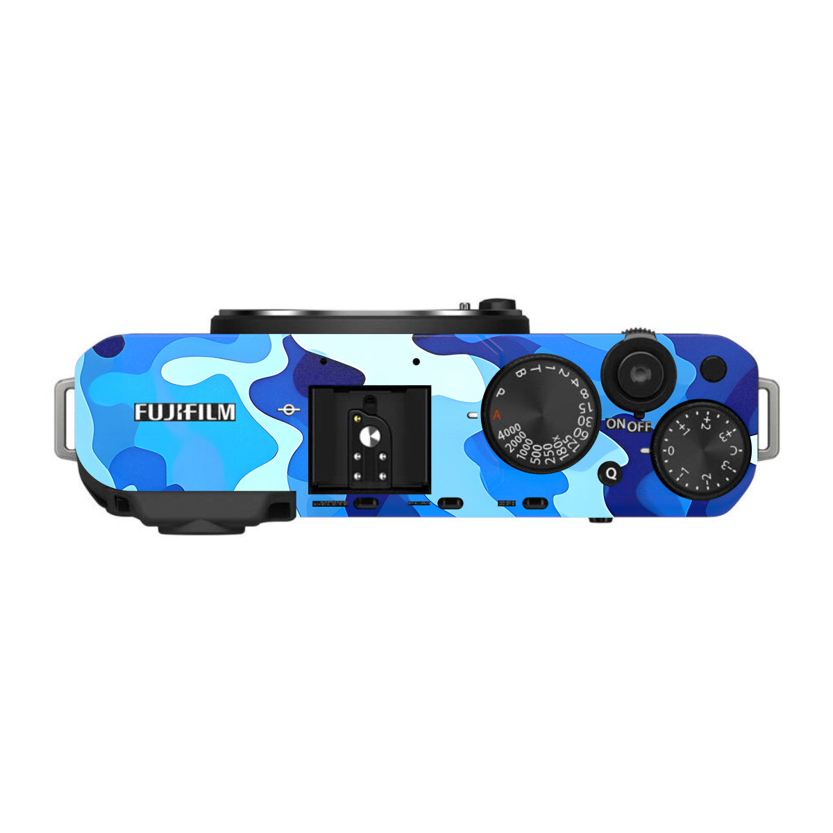 Arctic Blue Camo Pattern FujiFilm X-E4 Camera Skin