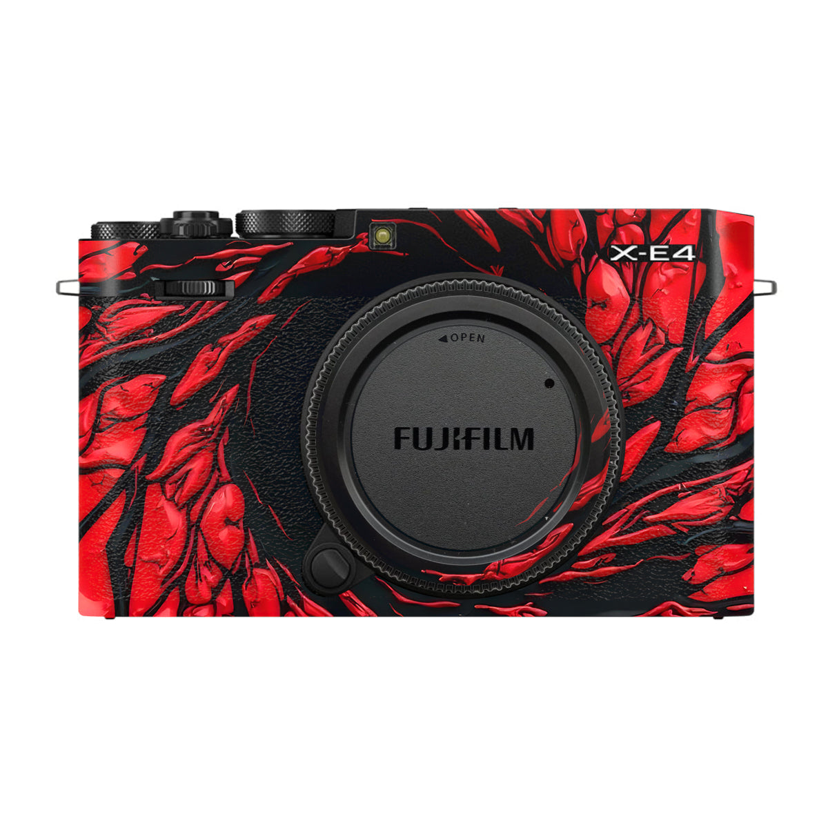Venom Red FujiFilm X-E4 Camera Skin