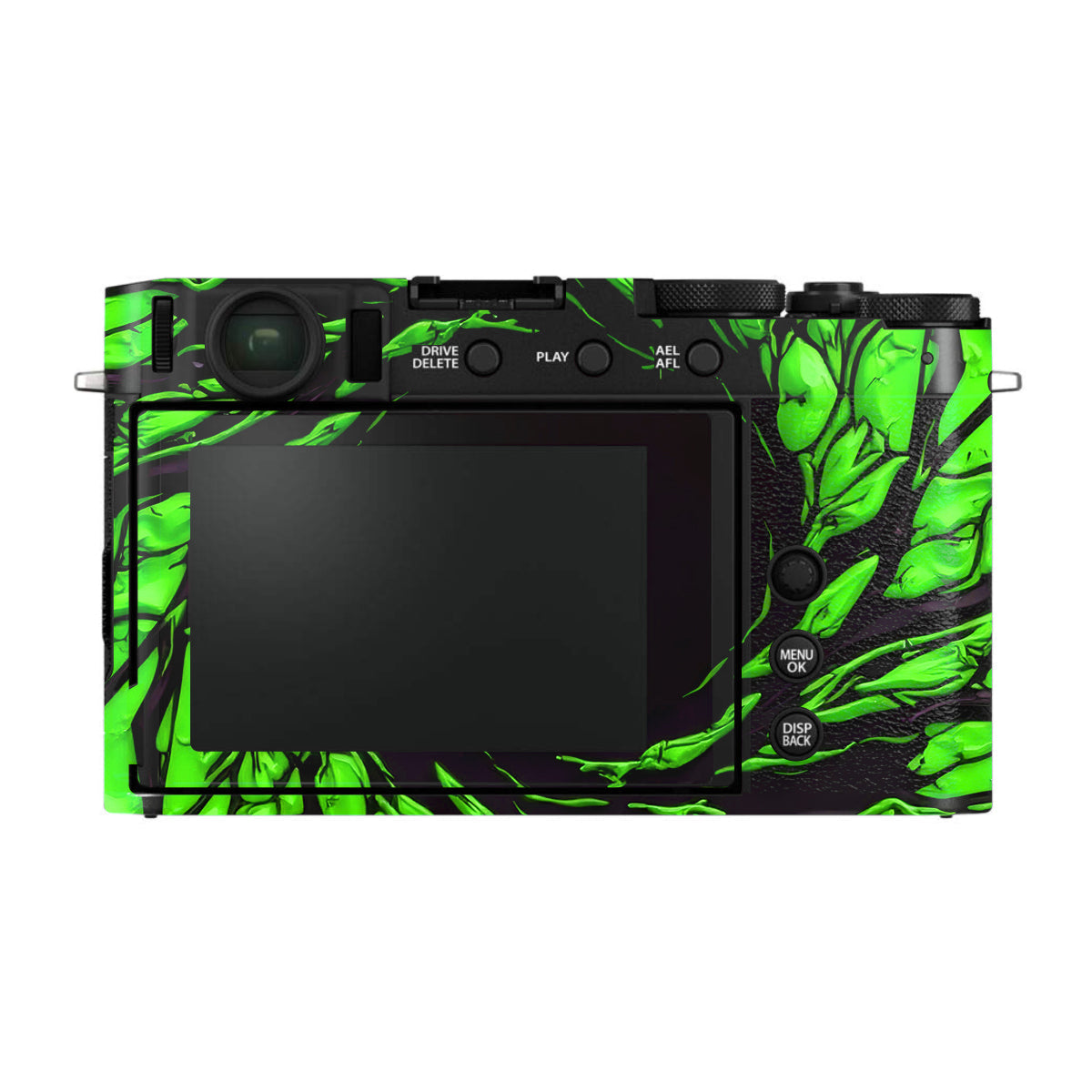 Venom Green FujiFilm X-E4 Camera Skin