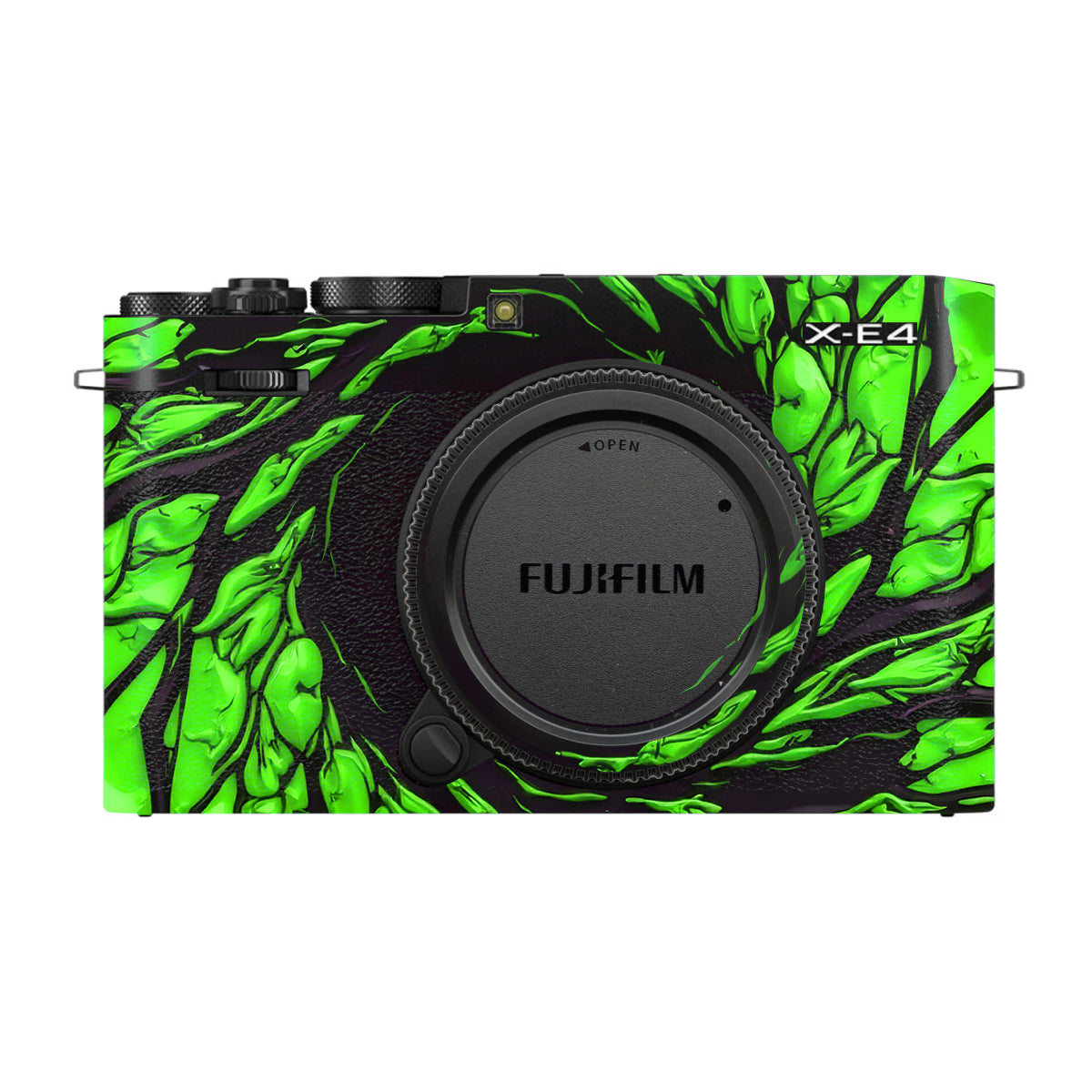 Venom Green FujiFilm X-E4 Camera Skin