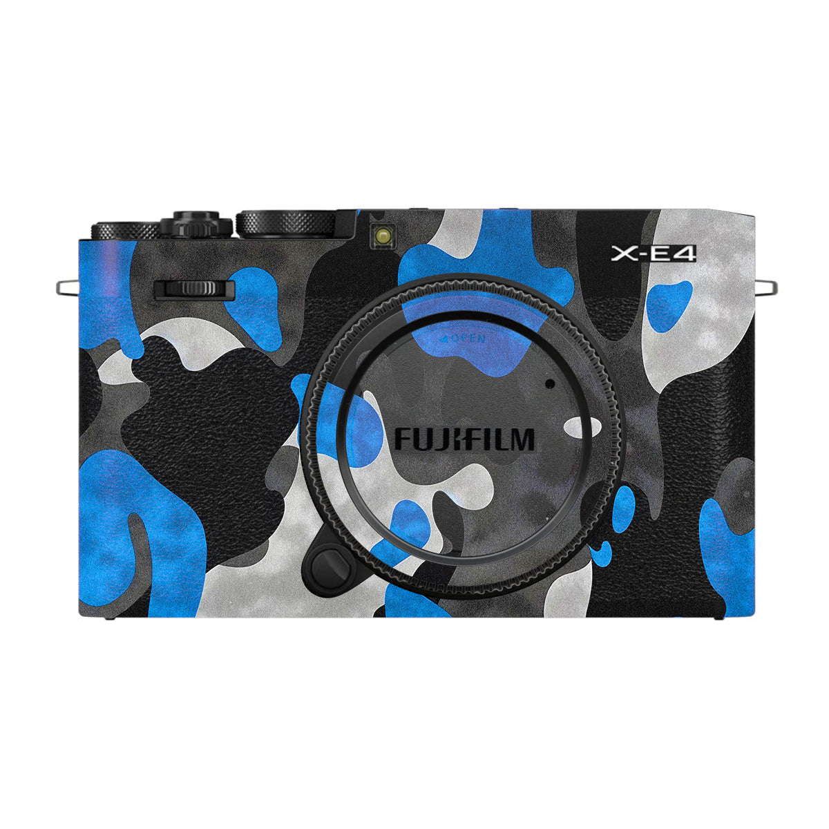 Blue Grey Camo FujiFilm X-E4 Camera Skin