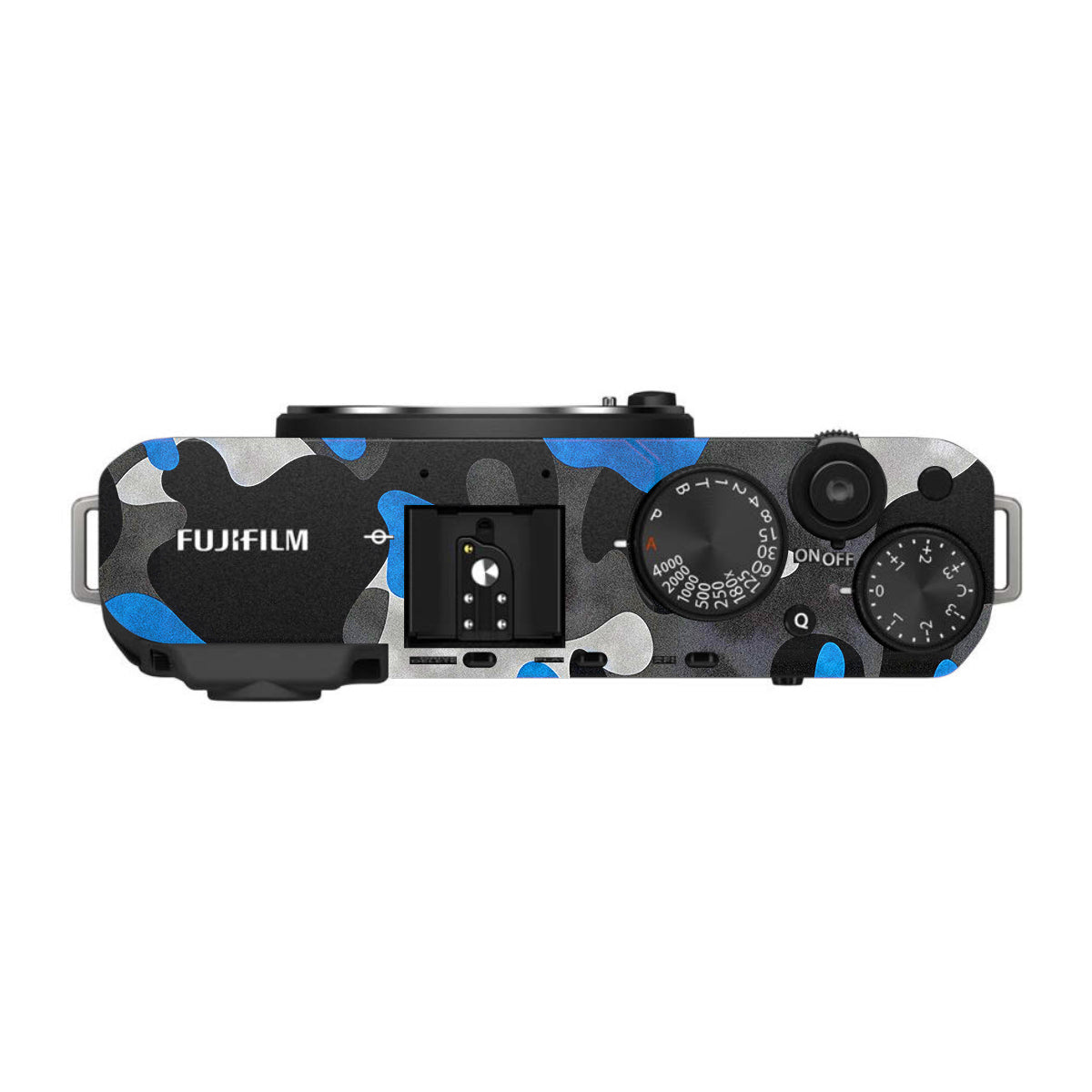 Blue Grey Camo FujiFilm X-E4 Camera Skin