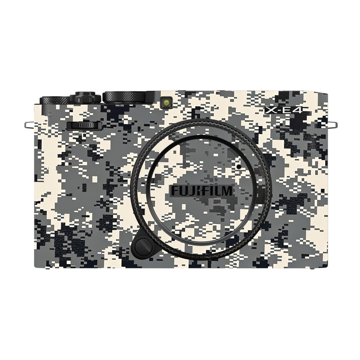 Grey Black Pixel FujiFilm X-E4 Camera Skin