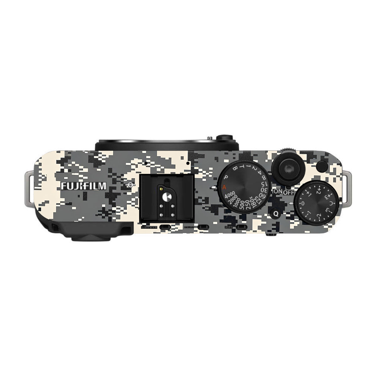 Grey Black Pixel FujiFilm X-E4 Camera Skin