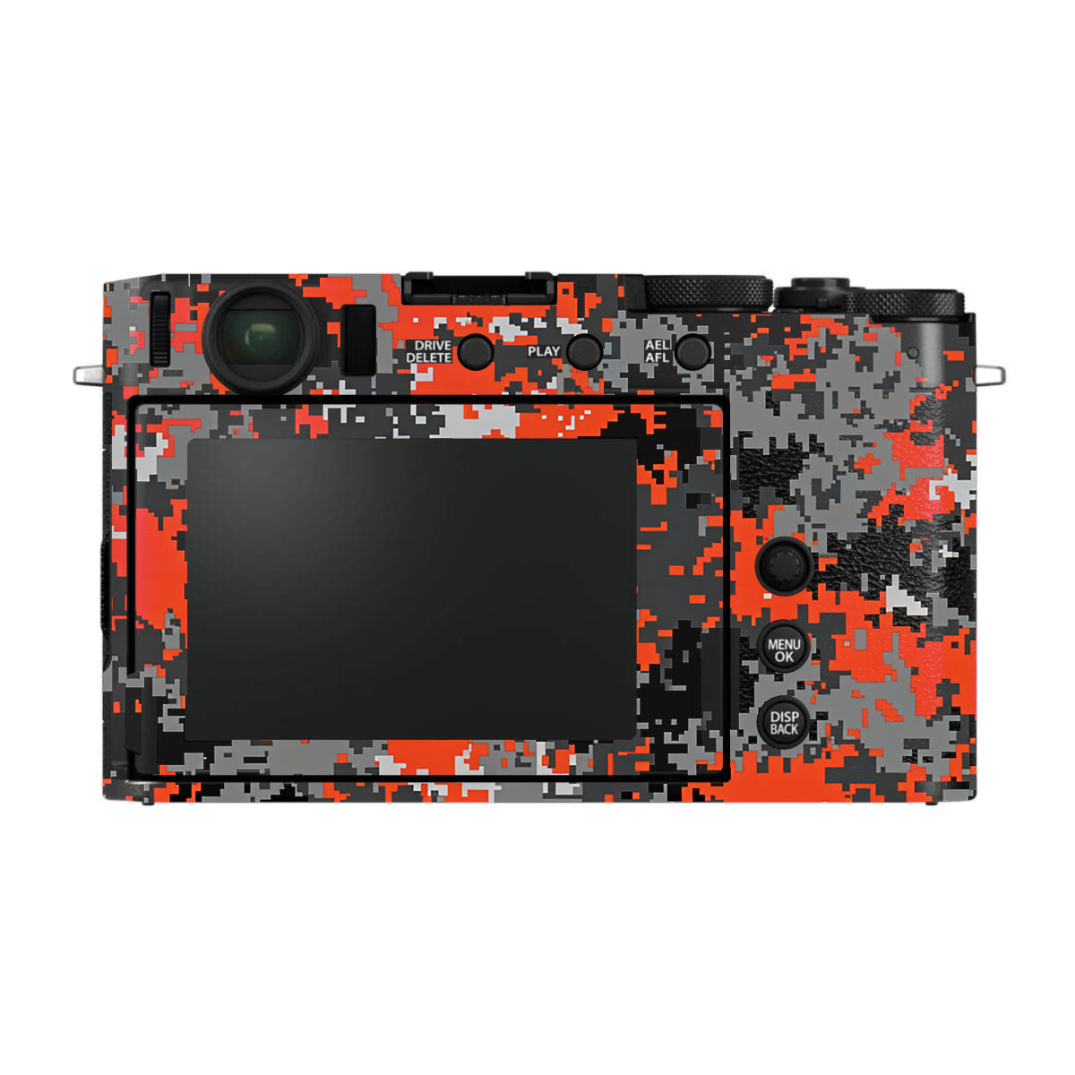 Inferno Pixel FujiFilm X-E4 Camera Skin
