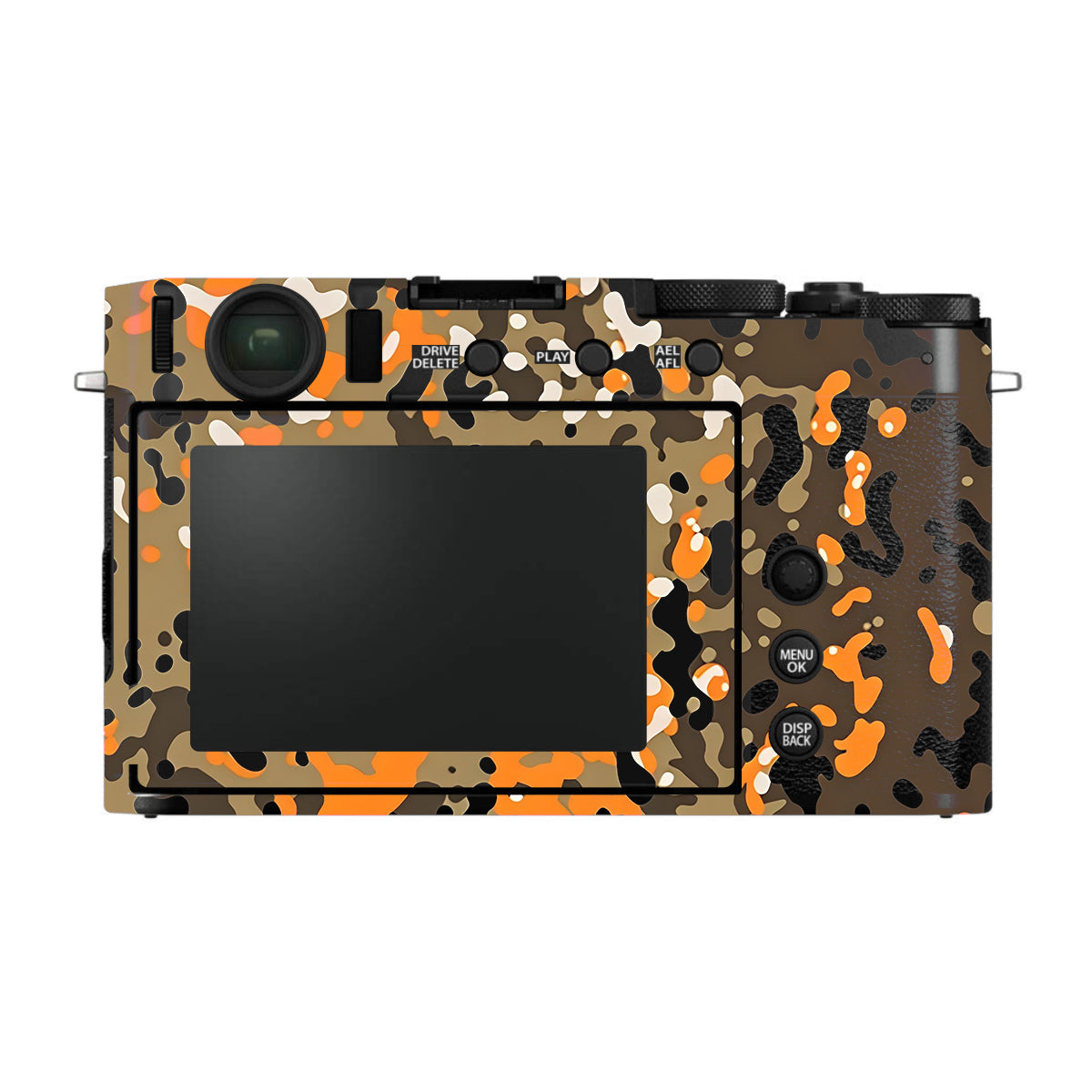 Orange Brown Spot  FujiFilm X-E4 Camera Skin