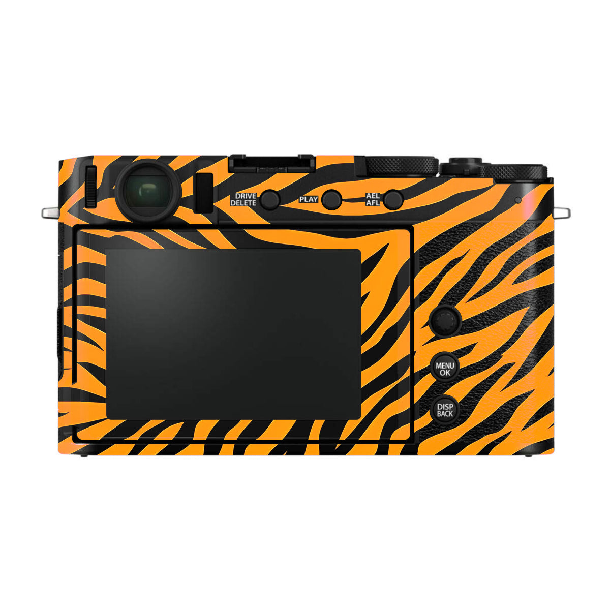 Zebra Gold Pattern FujiFilm X-E4 Camera Skin