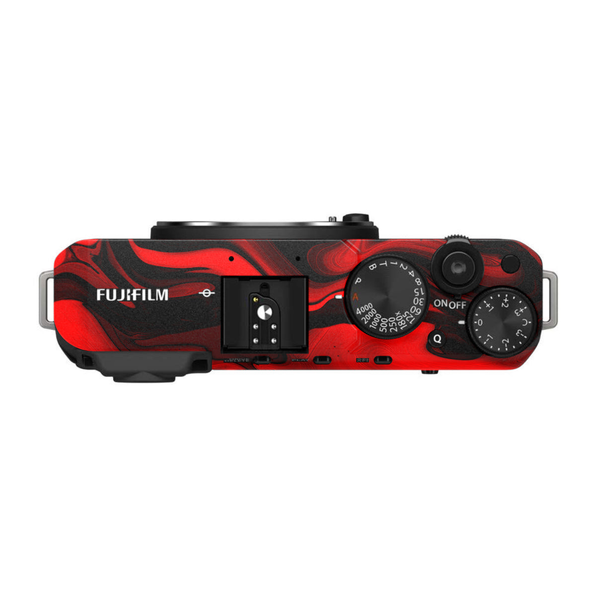 Red Lava Flow FujiFilm X-E4 Camera Skin