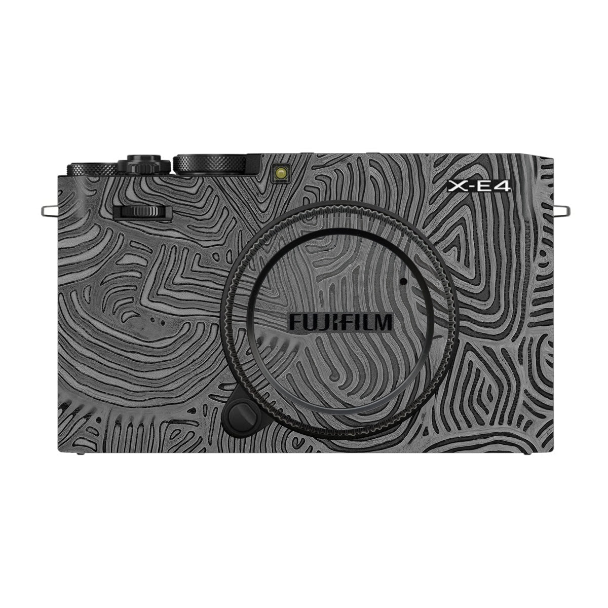 Monochrome Line Maze FujiFilm X-E4 Camera Skin