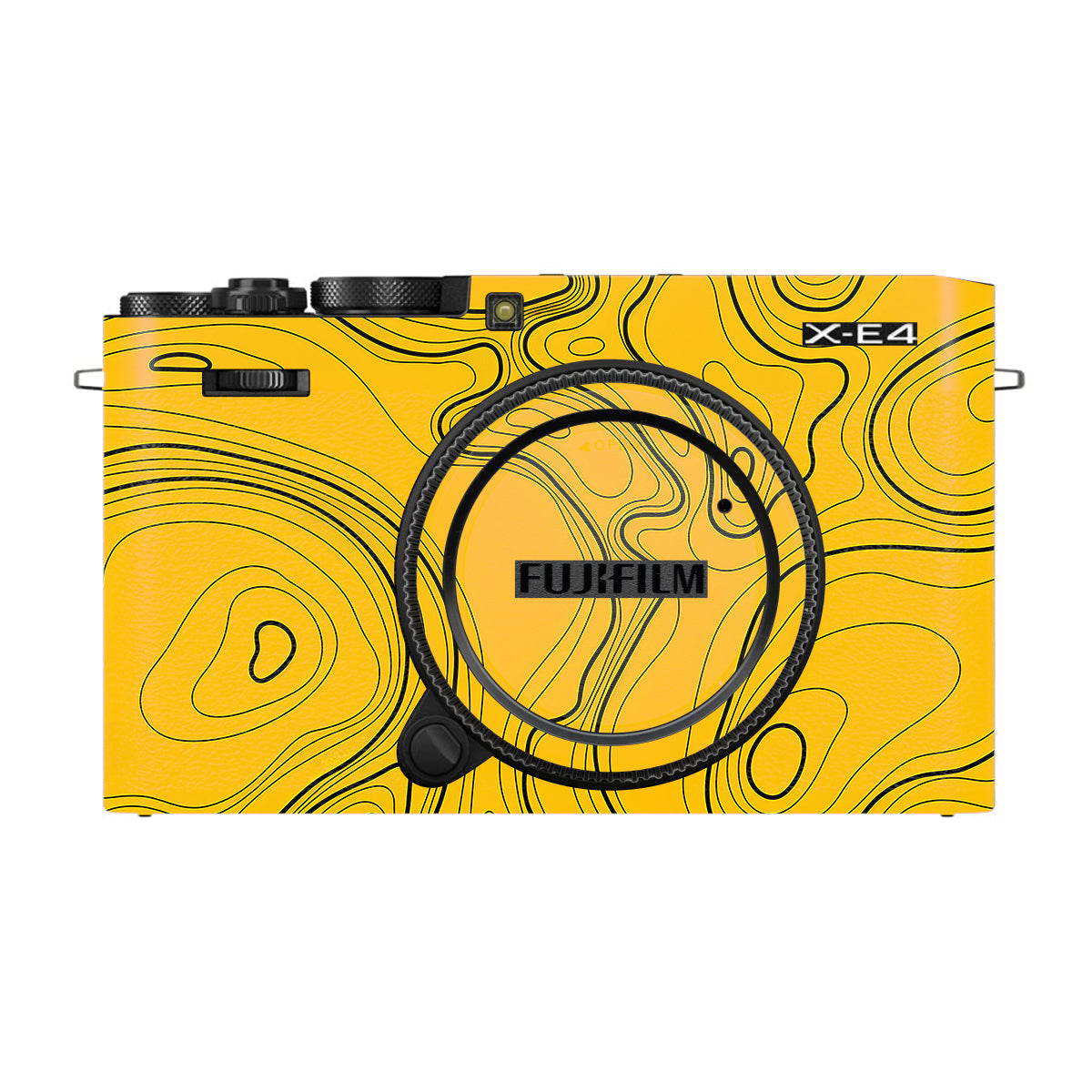 Topographic Map Pattern FujiFilm X-E4 Camera Skin