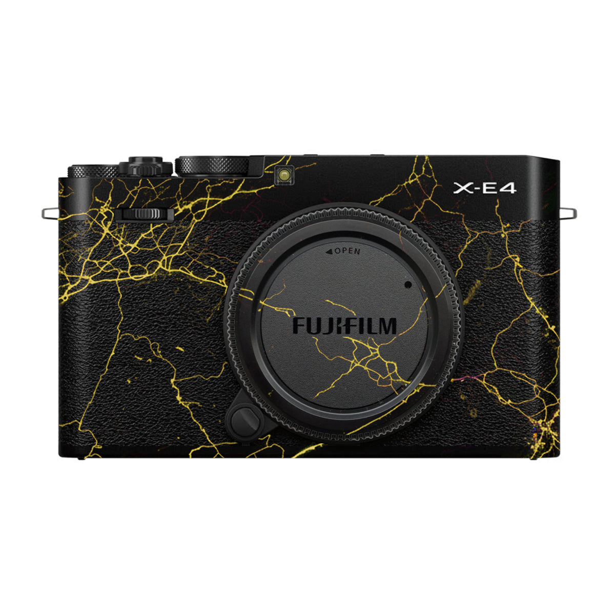 Electric Gold Veins FujiFilm X-E4 Camera Skin
