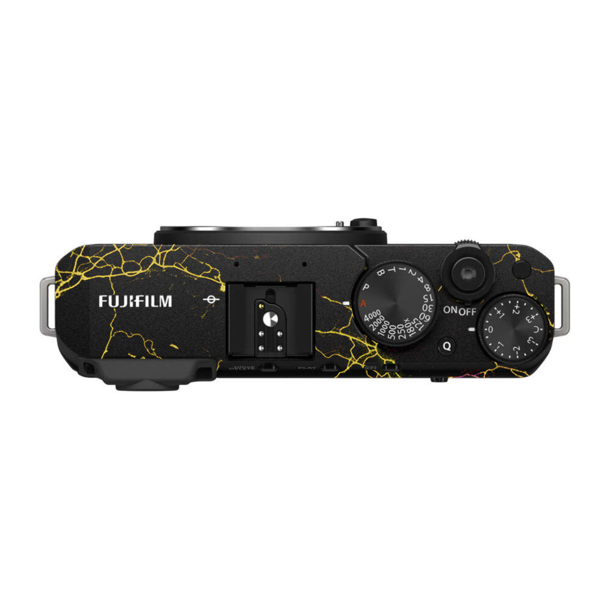 Electric Gold Veins FujiFilm X-E4 Camera Skin