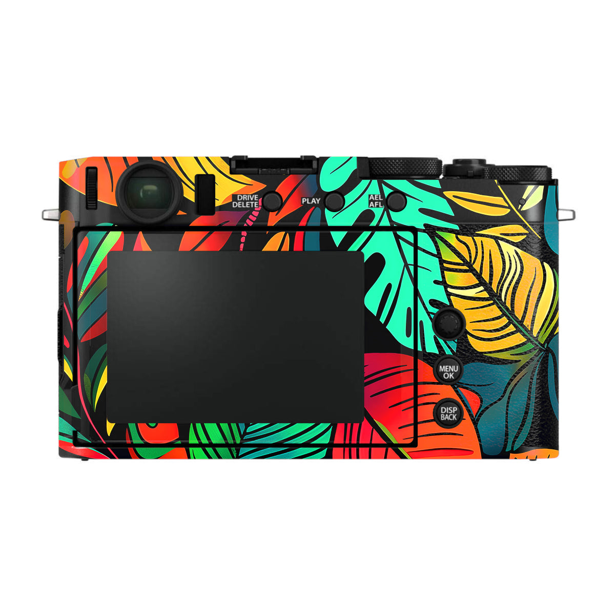 Tropical Jungle Leaves FujiFilm X-E4 Camera Skin