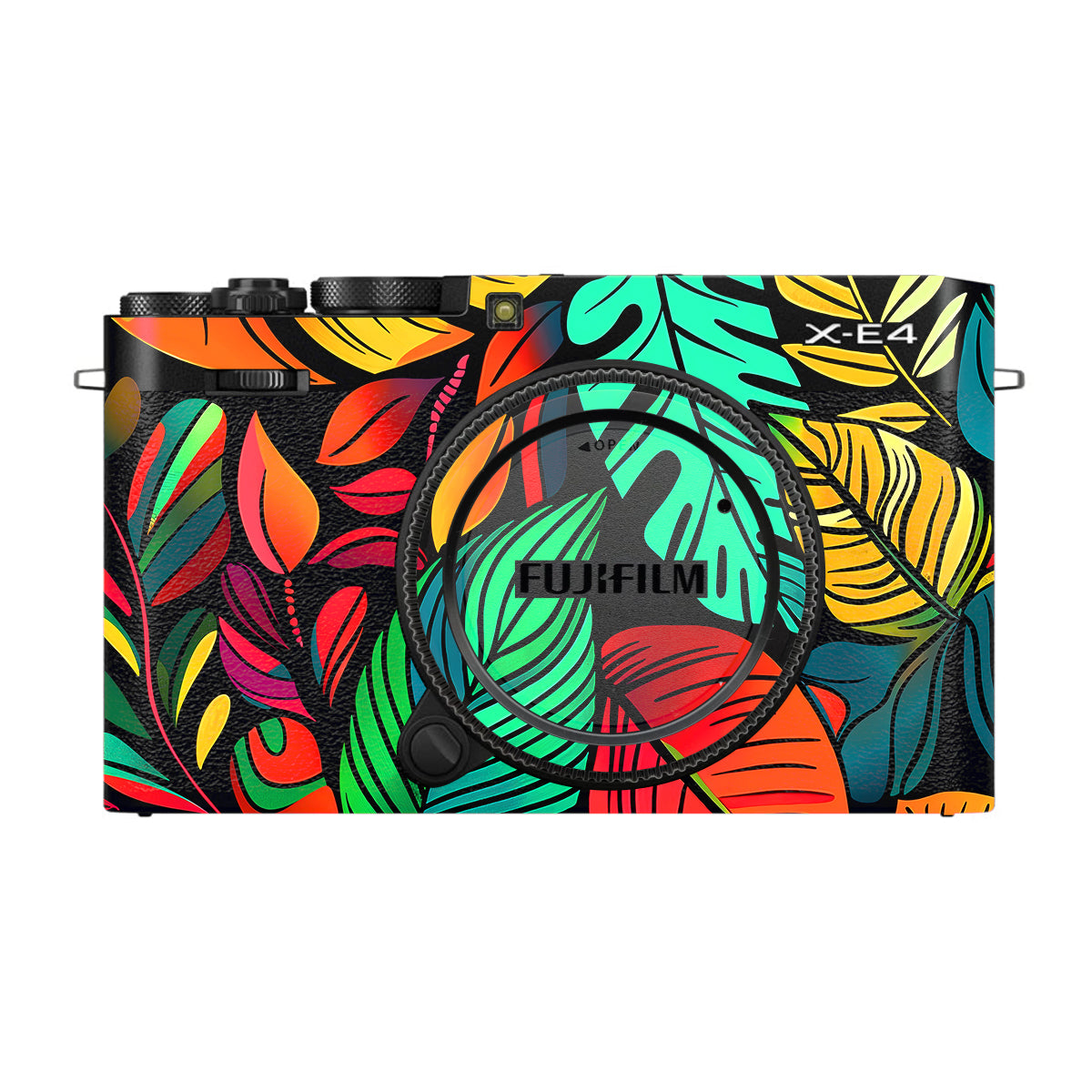 Tropical Jungle Leaves FujiFilm X-E4 Camera Skin