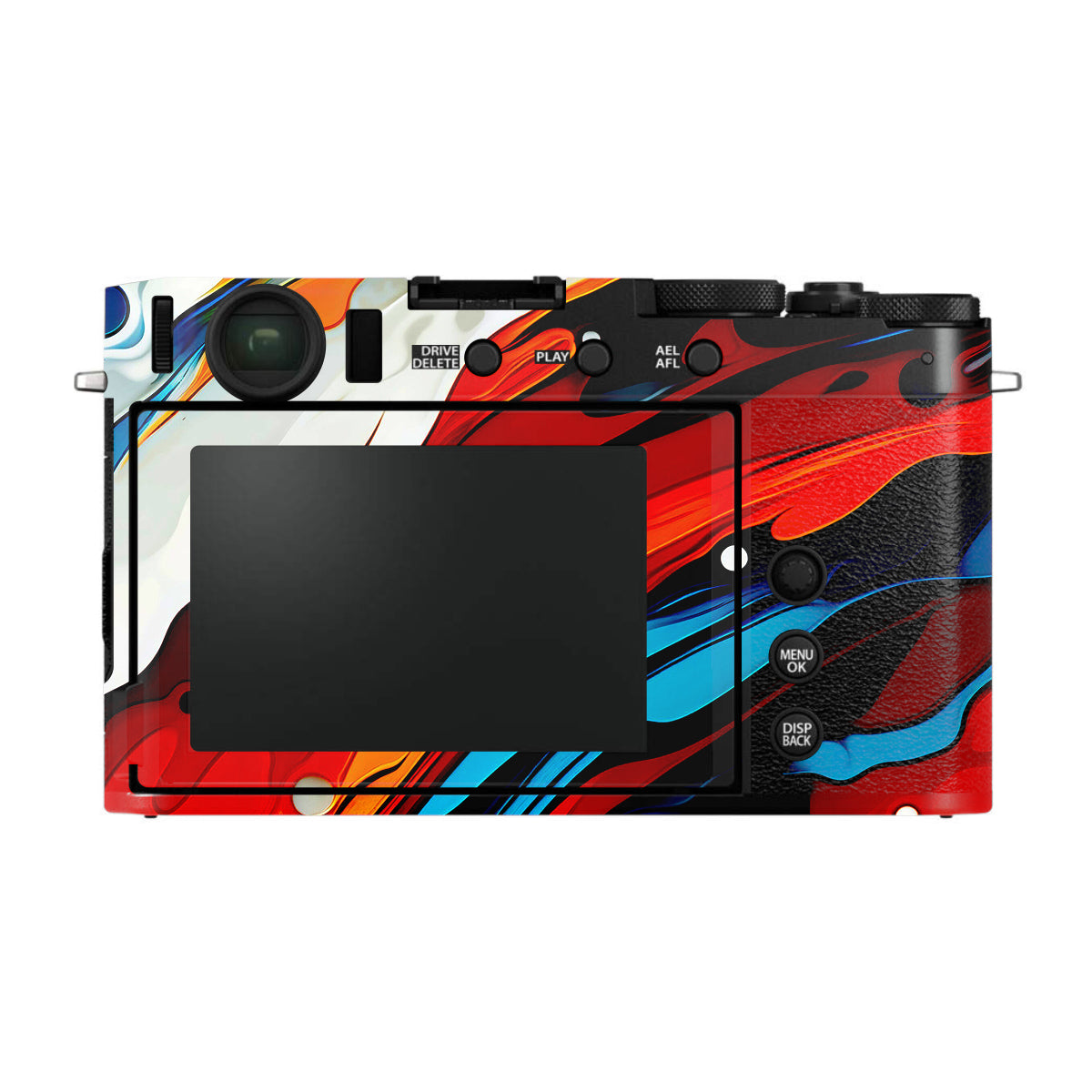 Fire & Ice Flow FujiFilm X-E4 Camera Skin