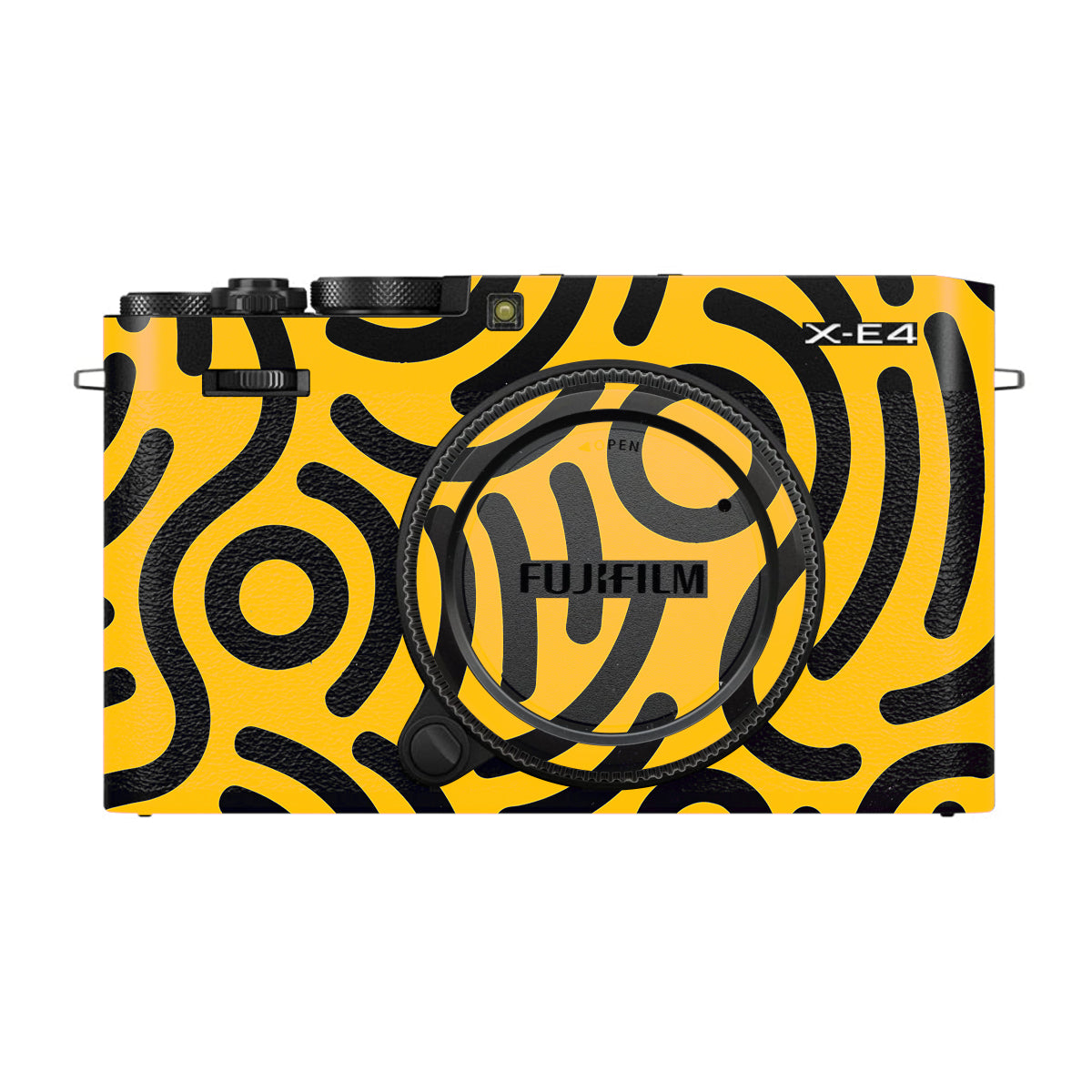 Minimal Yellow Wave FujiFilm X-E4 Camera Skin