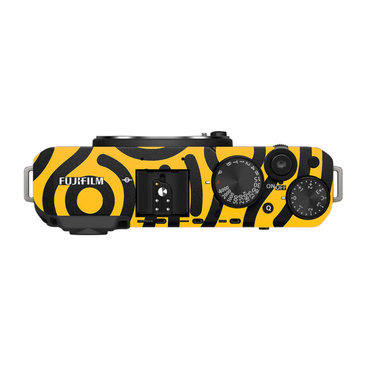Minimal Yellow Wave FujiFilm X-E4 Camera Skin