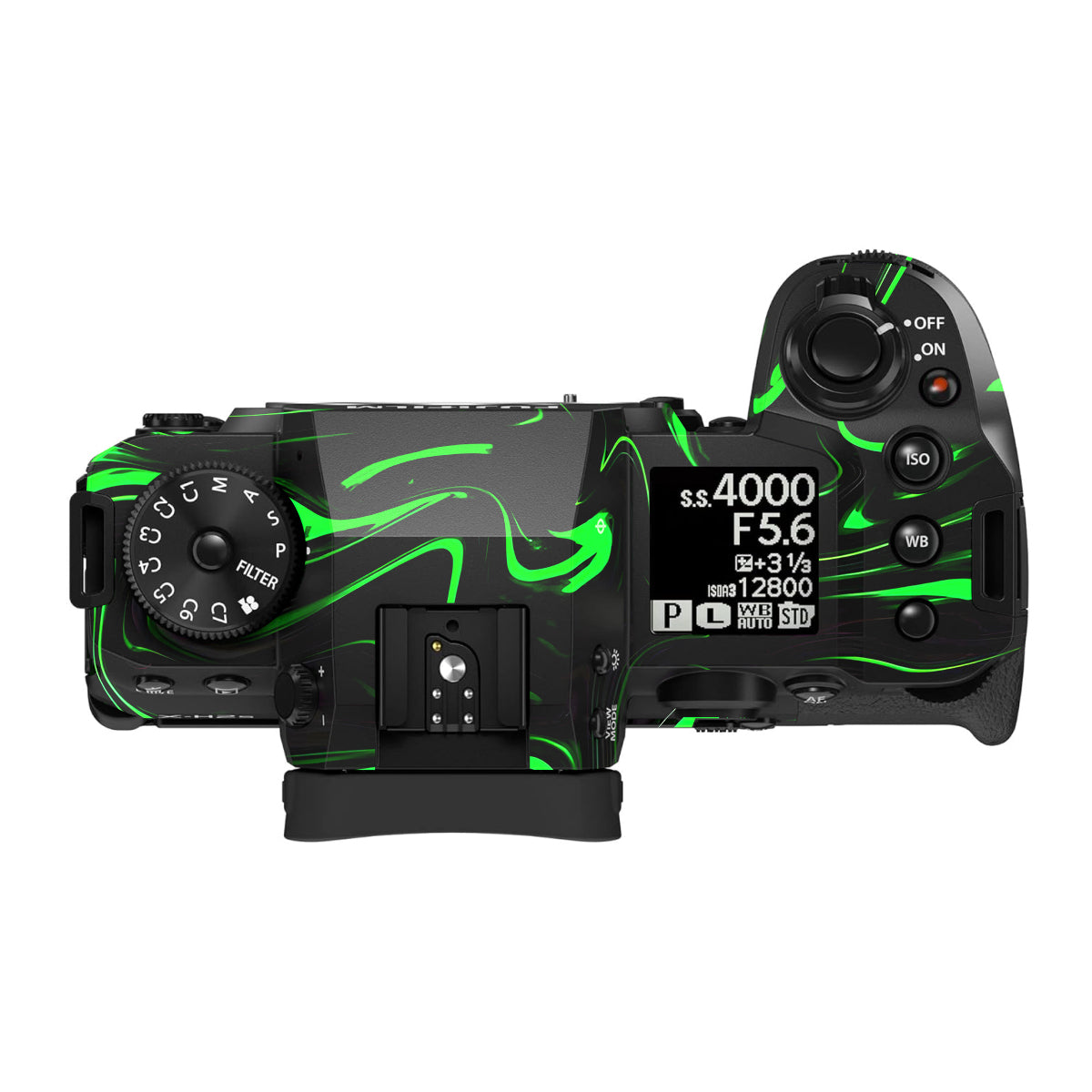 Green Liquid Pattern Fujifilm X-H2 Camera Skin