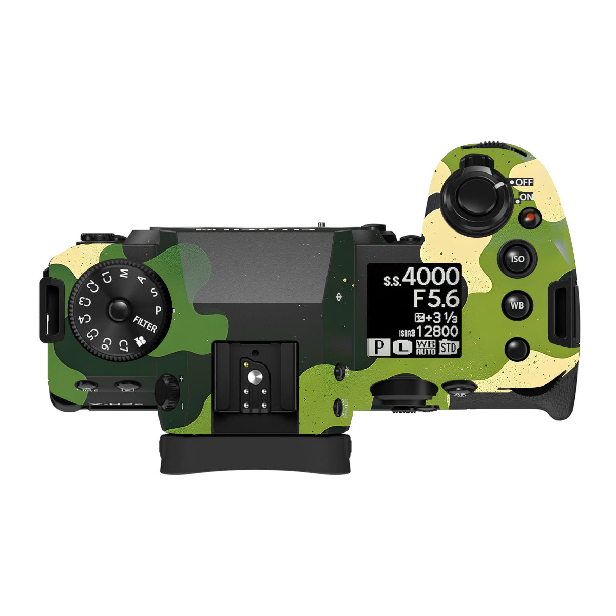 Camouflage Pattern Fujifilm X-H2 Camera Skin