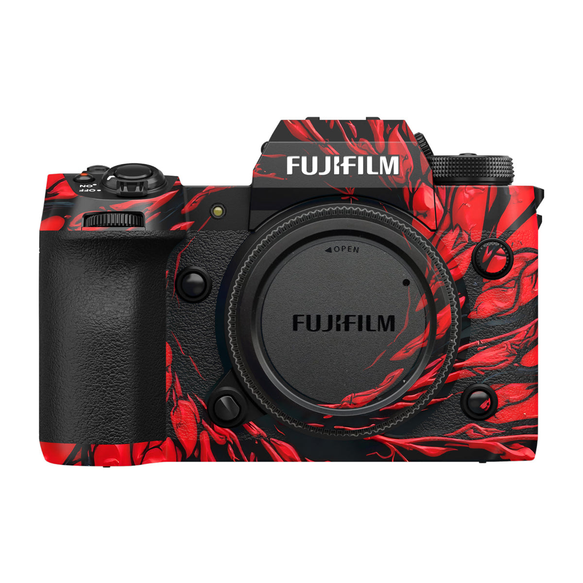 Venom Red Fujifilm X-H2 Camera Skin