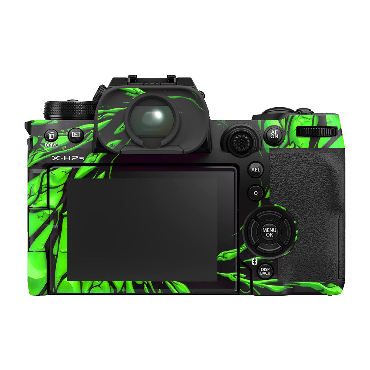 Venom Green Fujifilm X-H2 Camera Skin