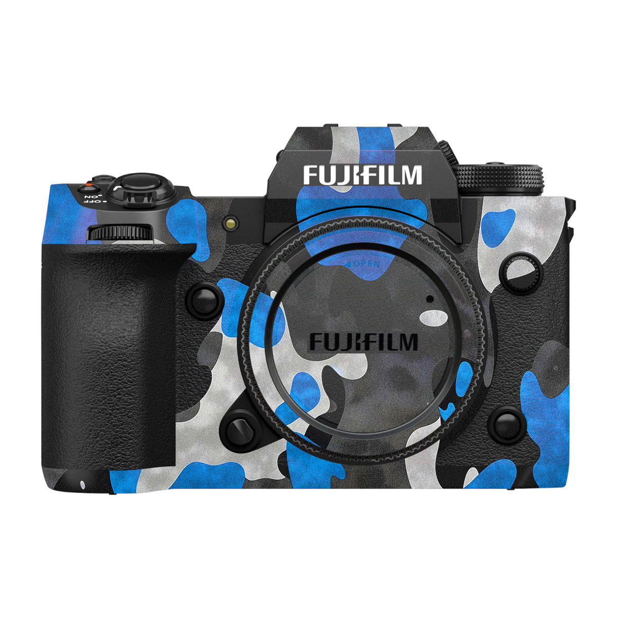 Blue Grey Camo Fujifilm X-H2 Camera Skin