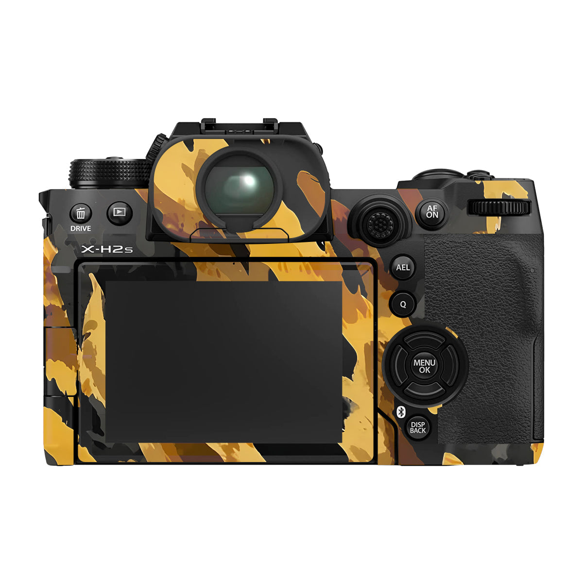 Camo Tiger Blend Fujifilm X-H2 Camera Skin