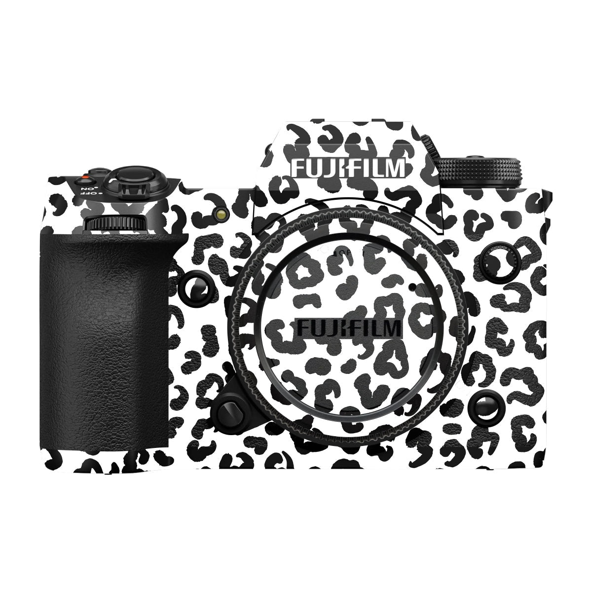 White Leopard Fujifilm X-H2 Camera Skin
