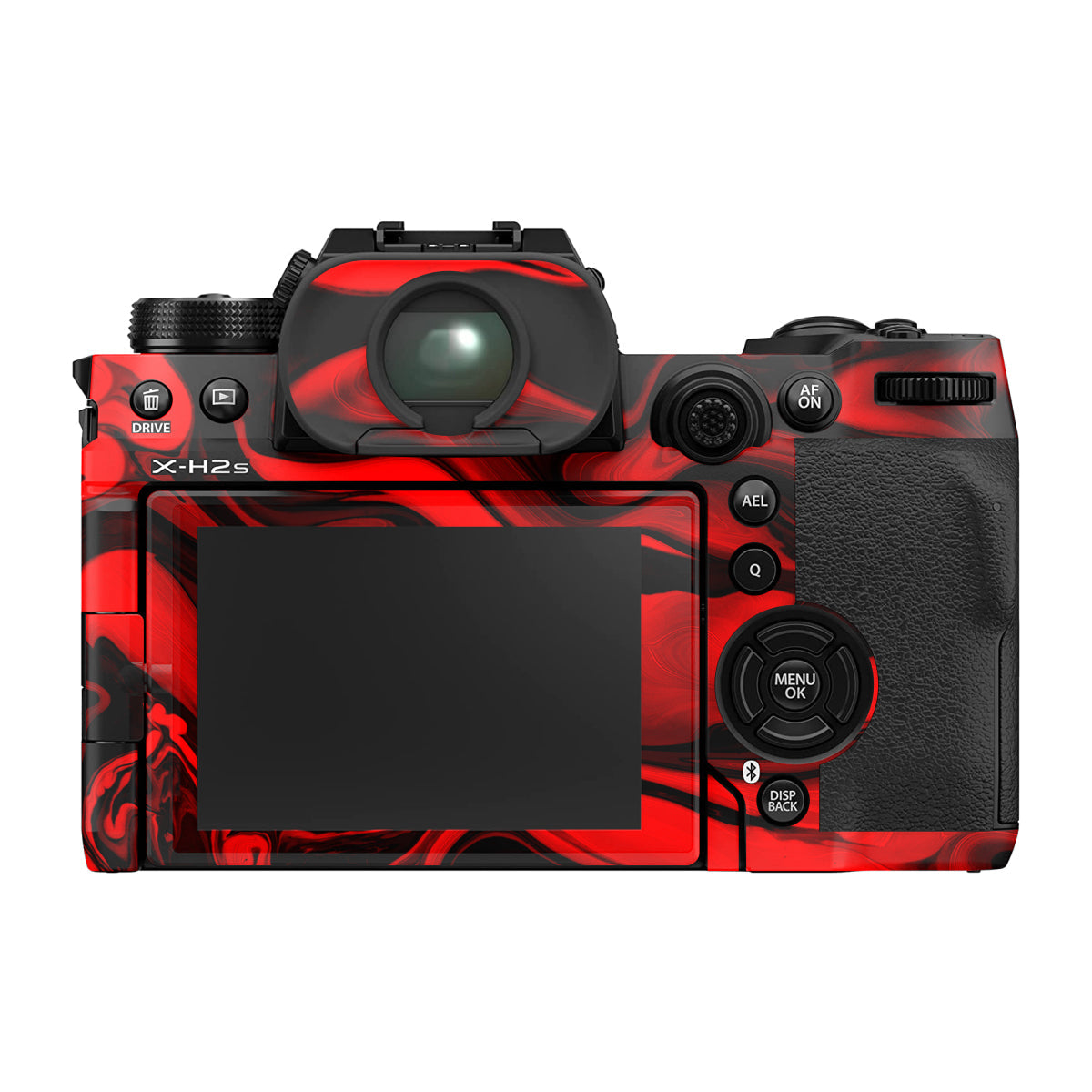 Red Lava Flow Fujifilm X-H2 Camera Skin