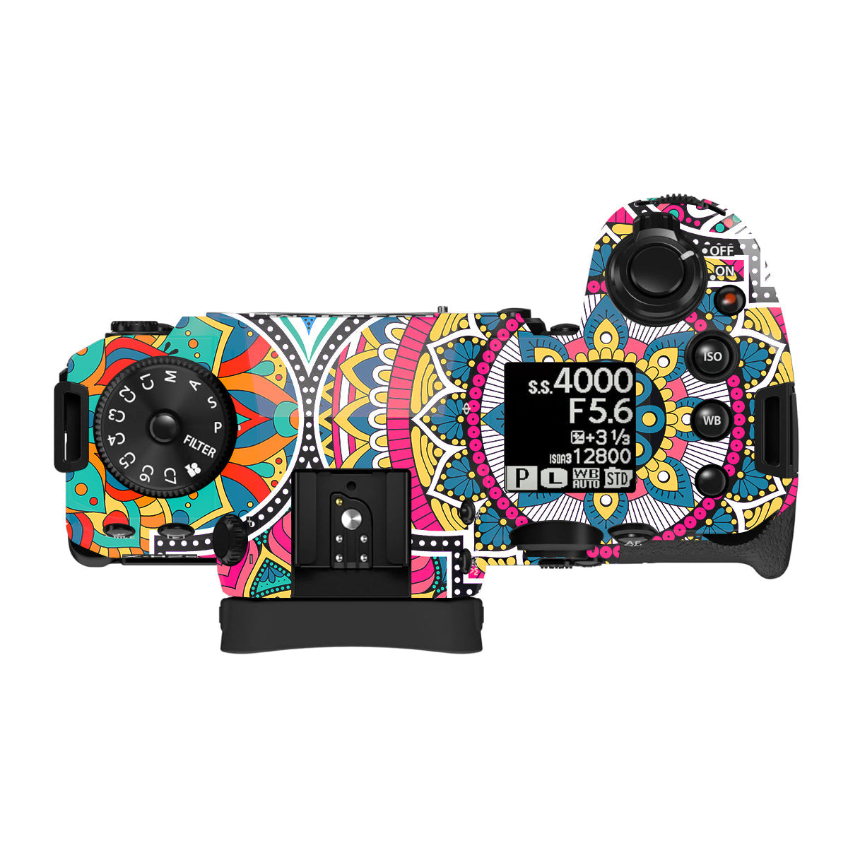 Boho Mandala Tile Pattern Fujifilm X-H2 Camera Skin