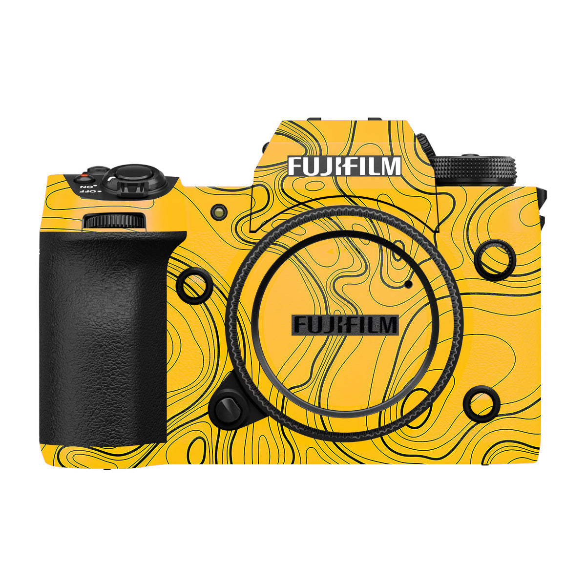 Topographic Map Pattern Fujifilm X-H2 Camera Skin