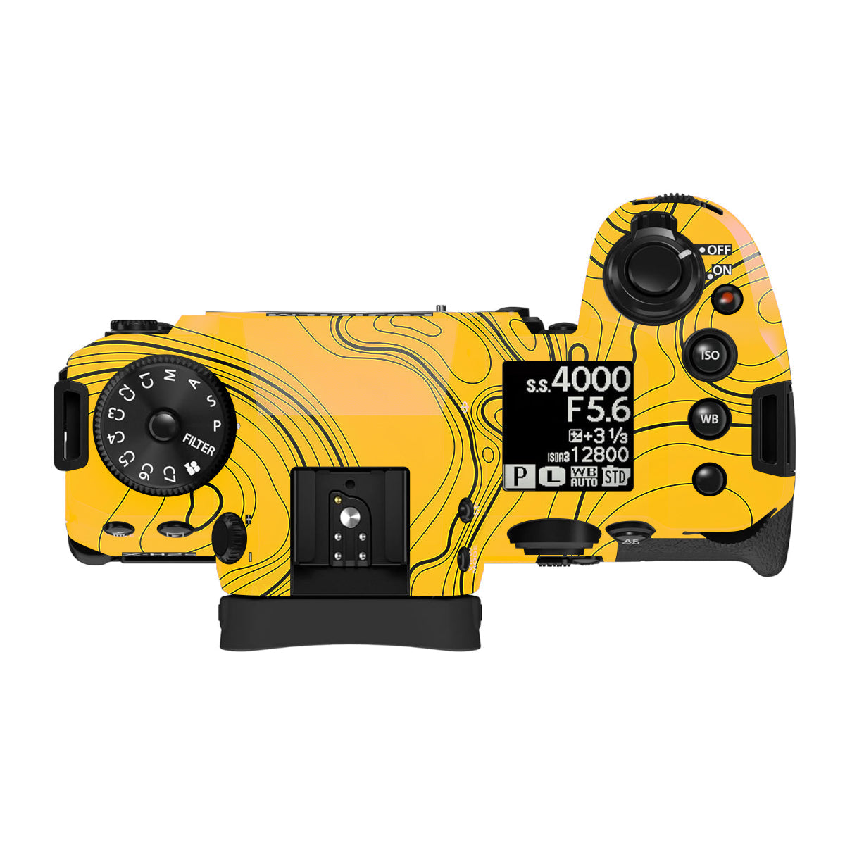 Topographic Map Pattern Fujifilm X-H2 Camera Skin