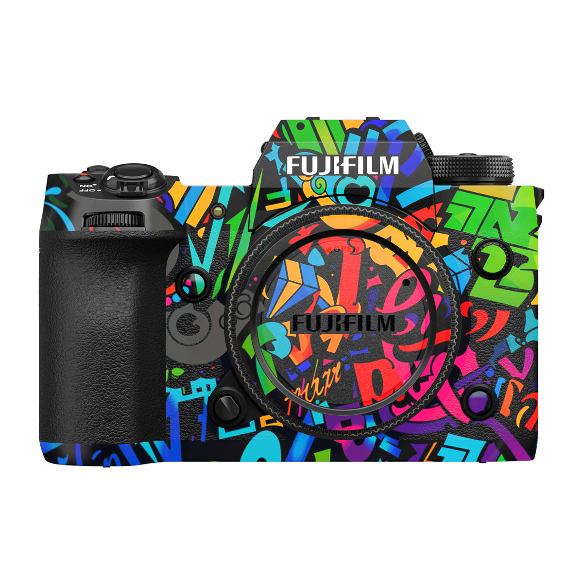 Colorful Urban Street Art Lettering Fujifilm X-H2 Camera Skin