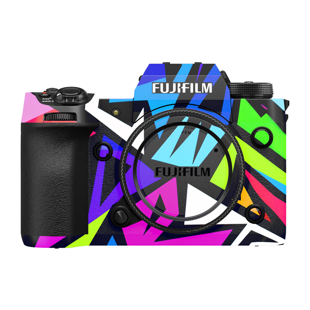 Bold Geometric Pop Fujifilm X-H2 Camera Skin