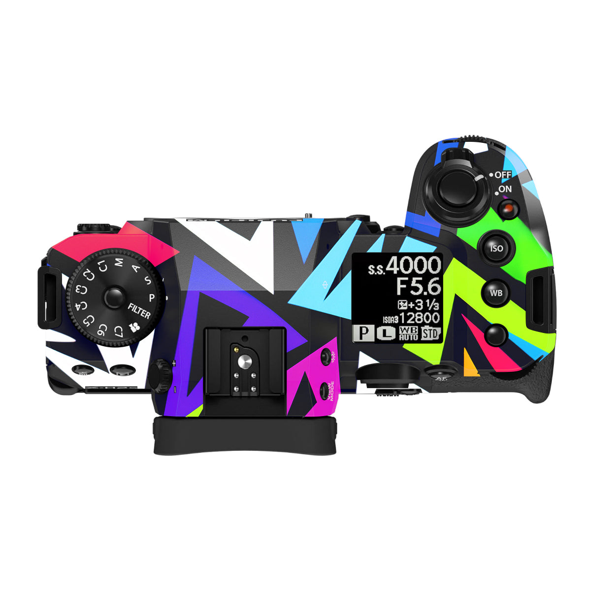Bold Geometric Pop Fujifilm X-H2 Camera Skin