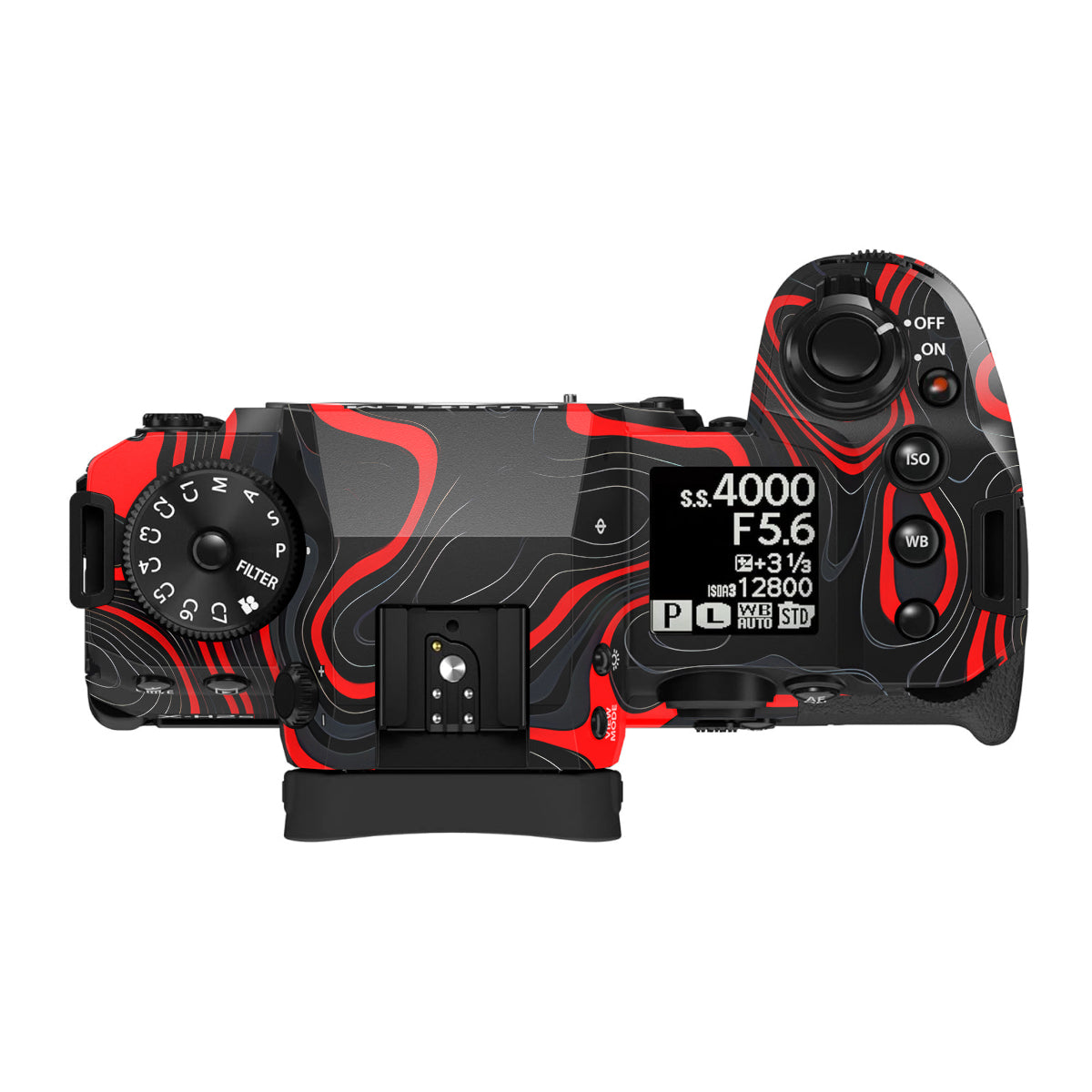 Crimson Waves Fujifilm X-H2S Camera Skin