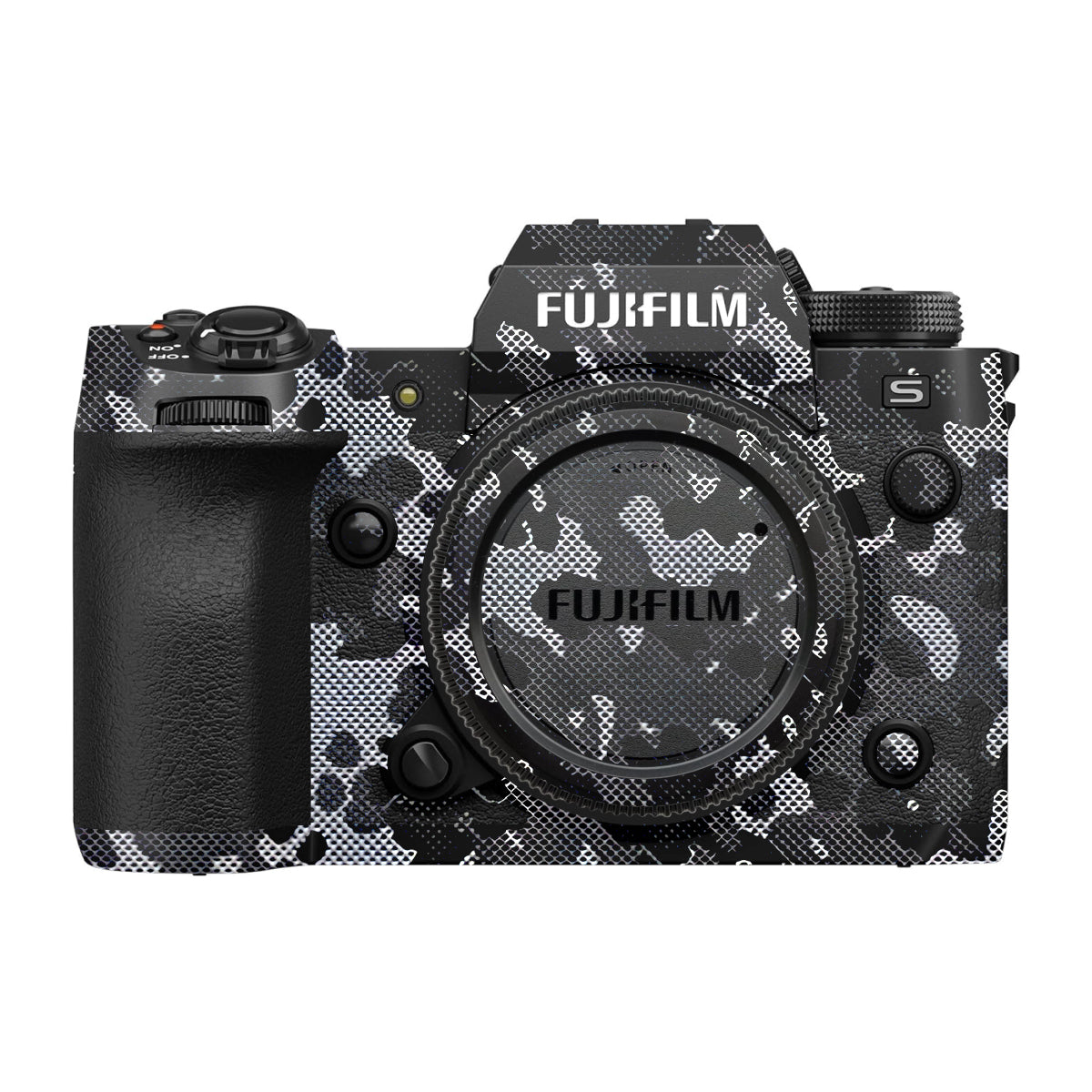 Stealth Grey Camo Fujifilm X-H2S Camera Skin